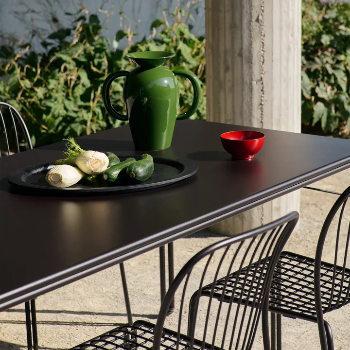 & Tradition - Thorvald SC99 Garden table, 220 x 90 cm, warm black