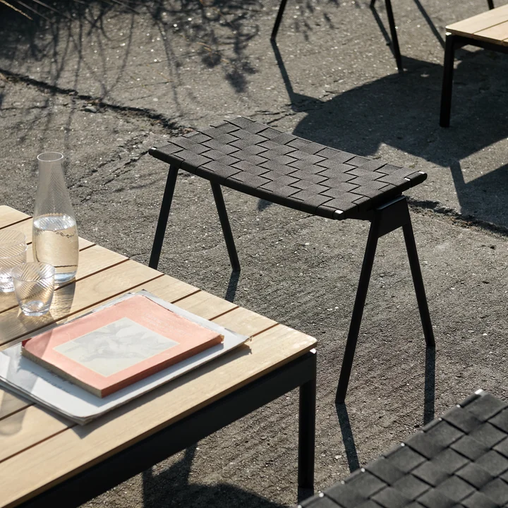 & Tradition - Ville AV46 Outdoor Footstool, warm black