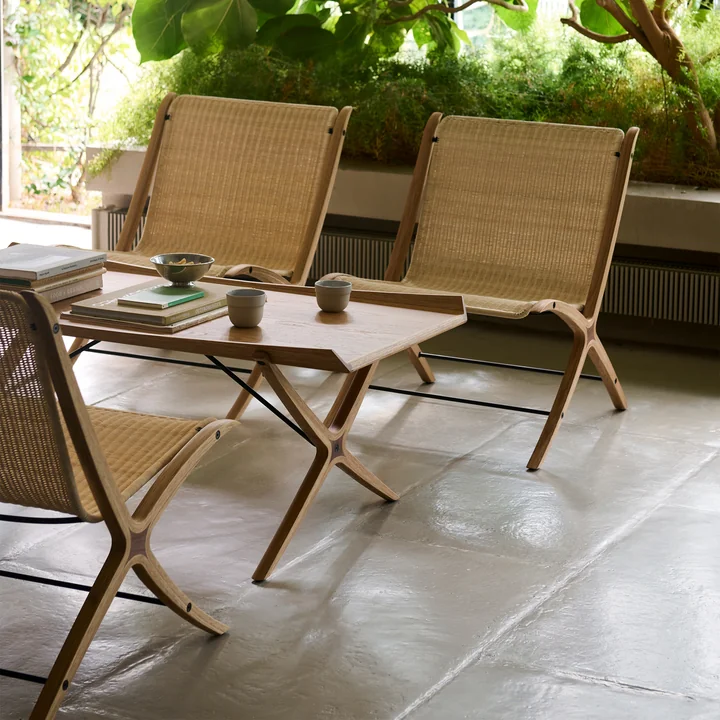 & Tradition - X HM13 Coffee table, 120 x 61 cm, oak