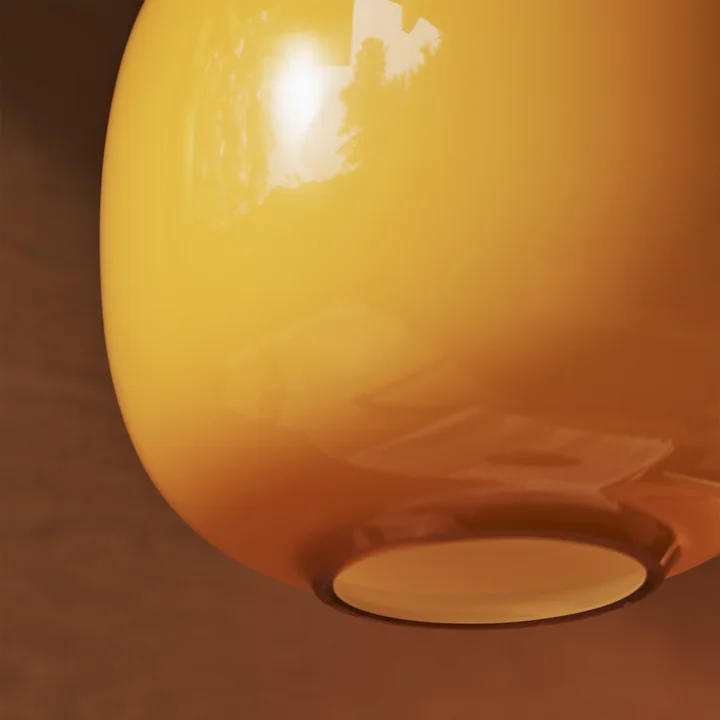 Louis Poulsen - VL45 Radiohus pendant light, brass / glossy amber