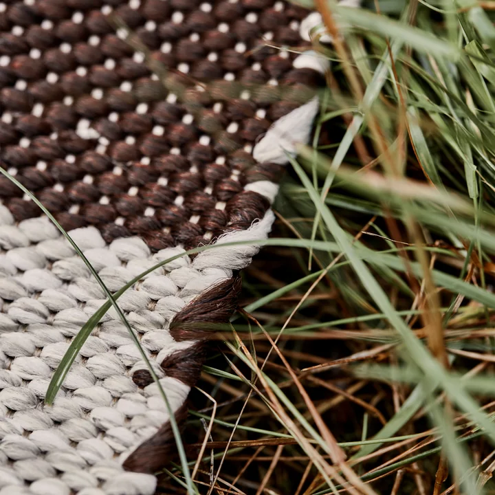 House Doctor - Alfo outdoor rug, 90 x 200 cm, brown / natural