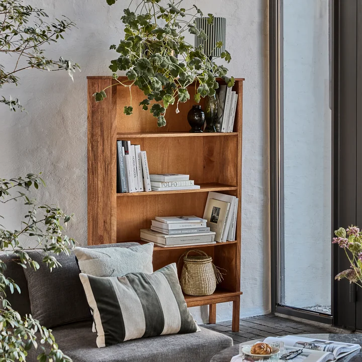 House Doctor - Balance standing shelf, h 168.7 x 98.5 cm, antique brown