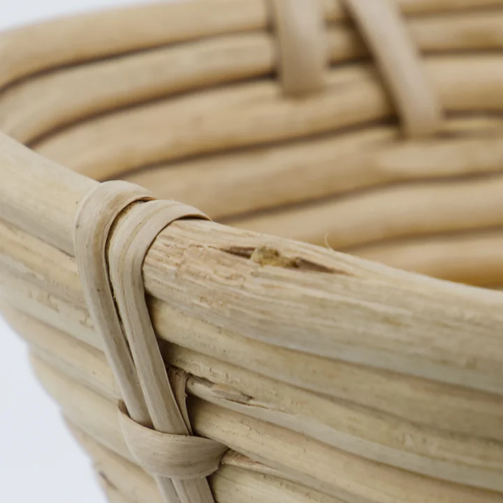 House Doctor - Conical storage basket, L 15 x H 5 cm, rattan