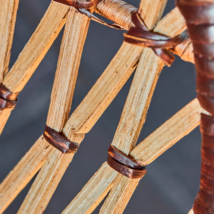 House Doctor - Flow Lounge Chair, natural rattan