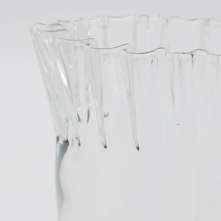 House Doctor - Fold vase, h 28 cm, clear