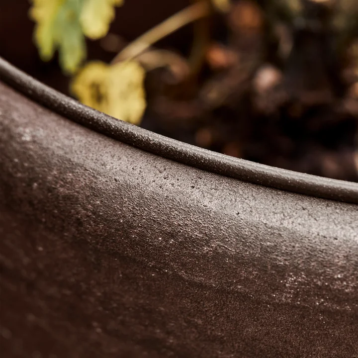 House Doctor - Funnel flower pot, brown (set of 3)