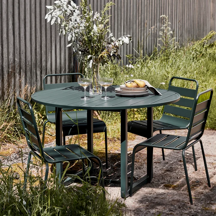 House Doctor - Helo Outdoor Table, Ø 120 x H 75 cm, green