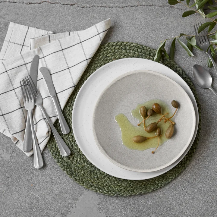 House Doctor - More lunch plate, Ø 23 cm, gray