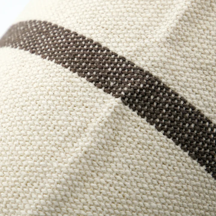 House Doctor - Nula cushion cover, 50 x 50 cm, dark brown