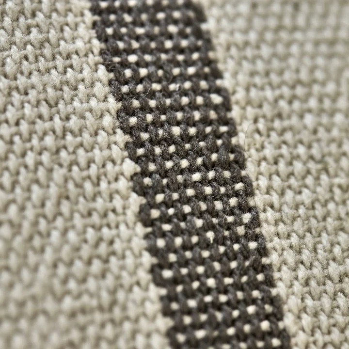 House Doctor - Nula cushion cover, 50 x 50 cm, dark brown