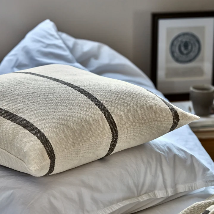 House Doctor - Nula cushion cover, 50 x 50 cm, dark brown