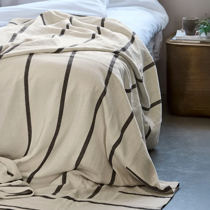 House Doctor - Nula bedspread, dark brown