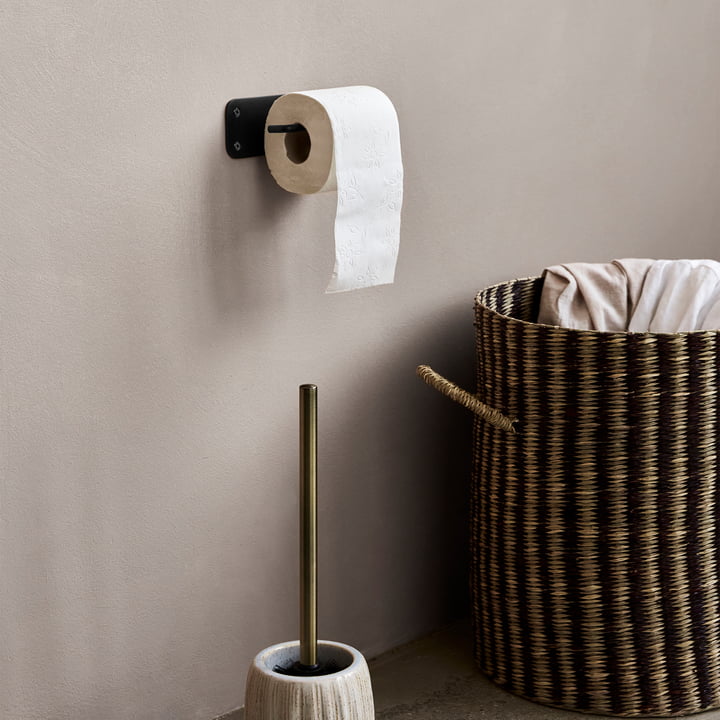 House Doctor - Pati Toilet roll holder, black