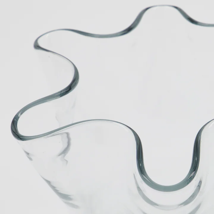 House Doctor - Plis vase, h 17 cm, clear