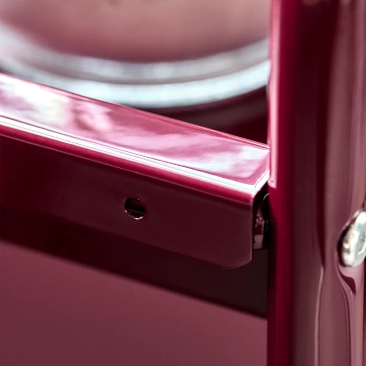 House Doctor - Roll serving trolley, bordeaux