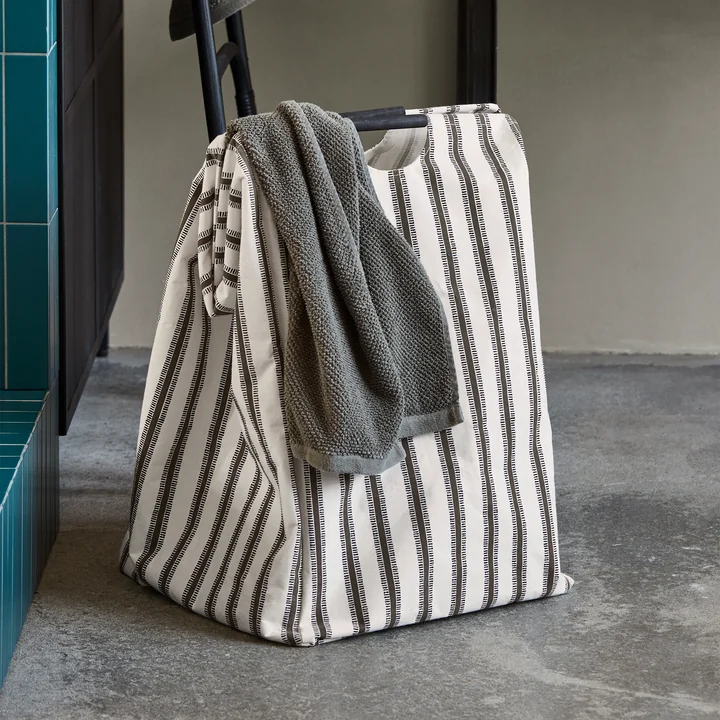 House Doctor - Vibes laundry basket, L 40 x H 60 cm, light brown