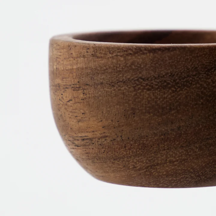 House Doctor - Wood egg cup, natural acacia