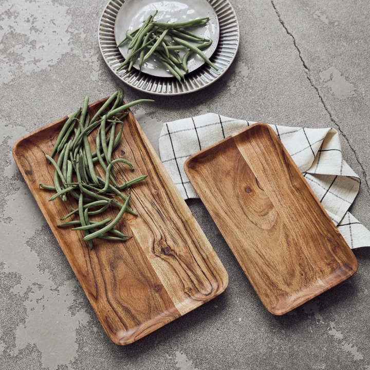 House Doctor - Wood tray, acacia