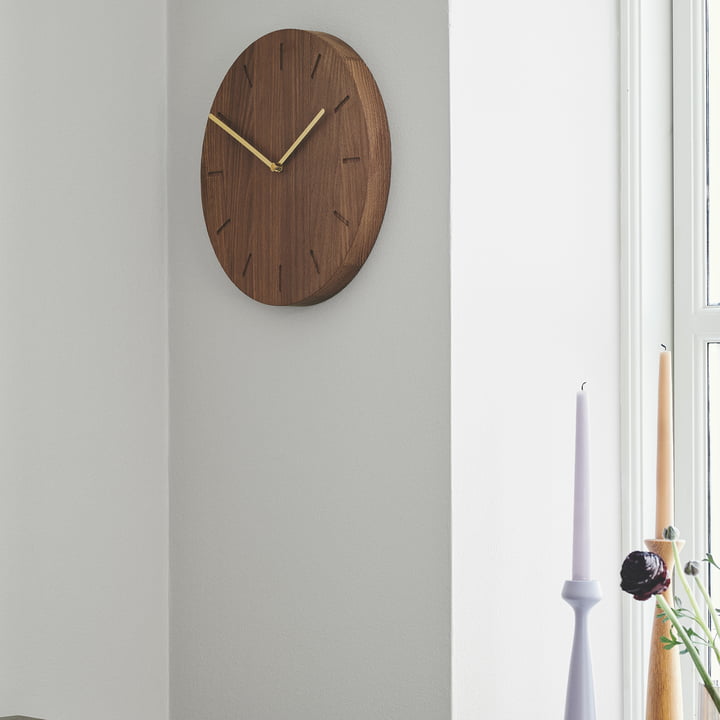 Watch:Out wall clock, gray from applicata