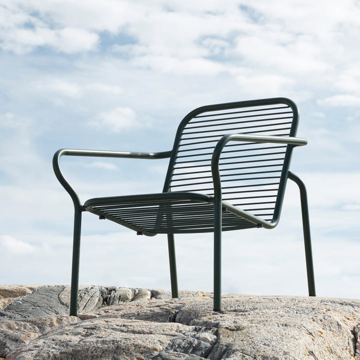 Normann Copenhagen - Vig Lounge Chair, dark green