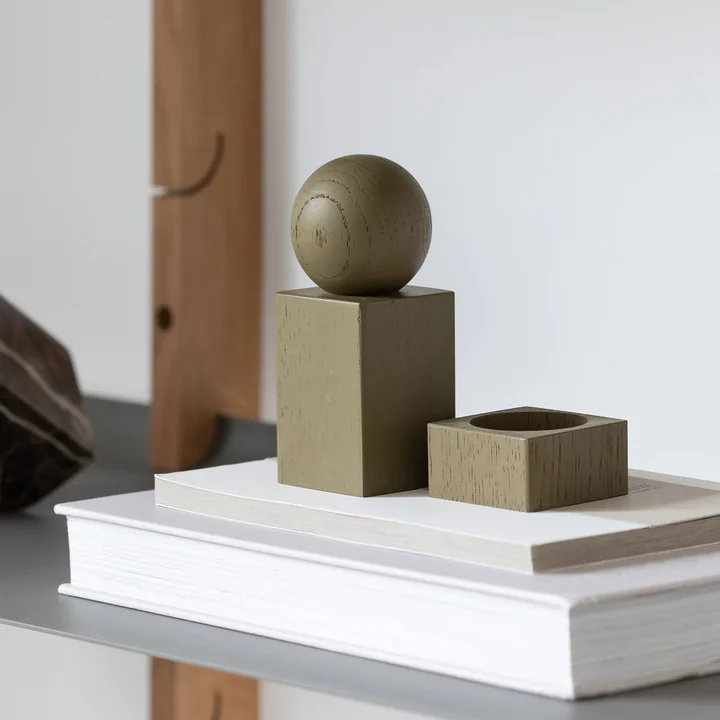 Twist salt and pepper set, oak from applicata