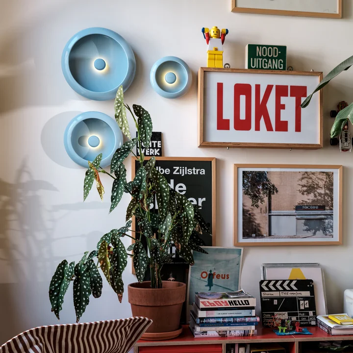 Fatboy - Oloha bowl with LED battery light, jet blue