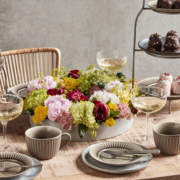 The Ring Candlestick from House Doctor in color gray