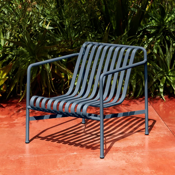 HAY - Palissade Lounge Chair Low , deep blue (Exclusive Edition 2025)