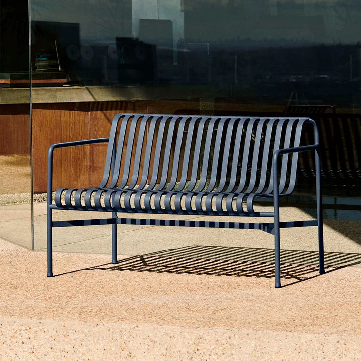 HAY - Palissade Dining Bench , deep blue (Exclusive Edition 2025)