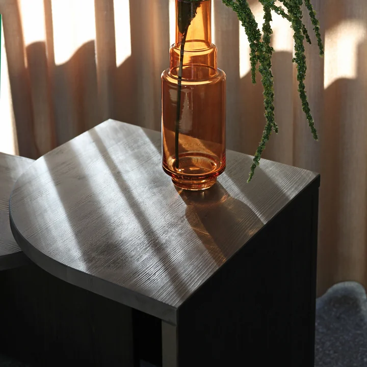 Combine Side table set, pine carob brown (set of 2) from Karup Design