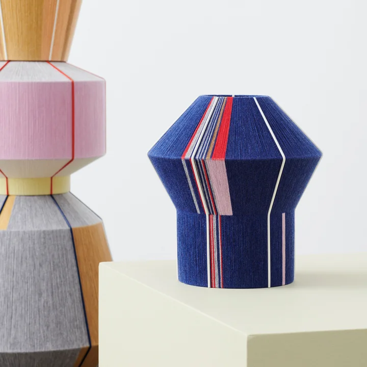HAY - Bonbon Lampshade Ø 31 x H 34 cm, petit bleu