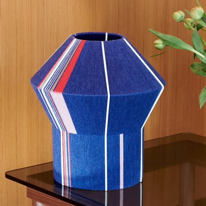 HAY - Bonbon Lampshade Ø 31 x H 34 cm, petit bleu