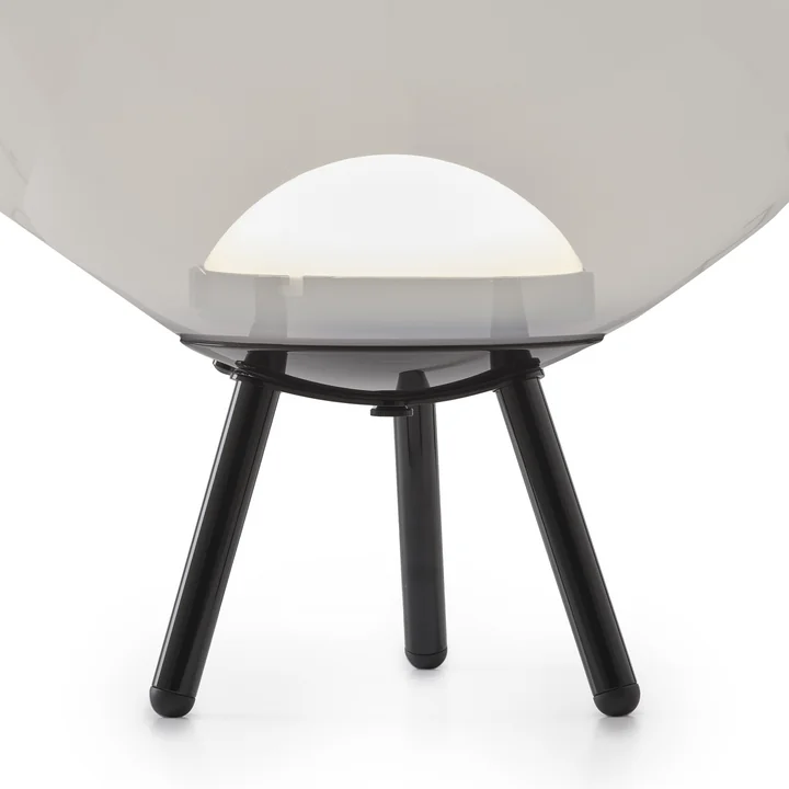 Tom Dixon - Melt LED floor light with rechargeable battery, black, detail