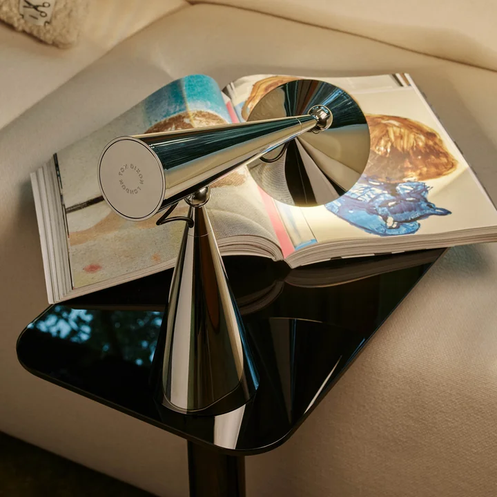 Tom Dixon - Pose Task LED table lamp, silver