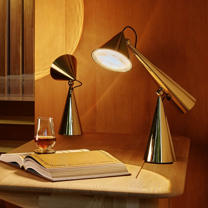Tom Dixon - Pose Task LED table lamps and LED table lamps, silver