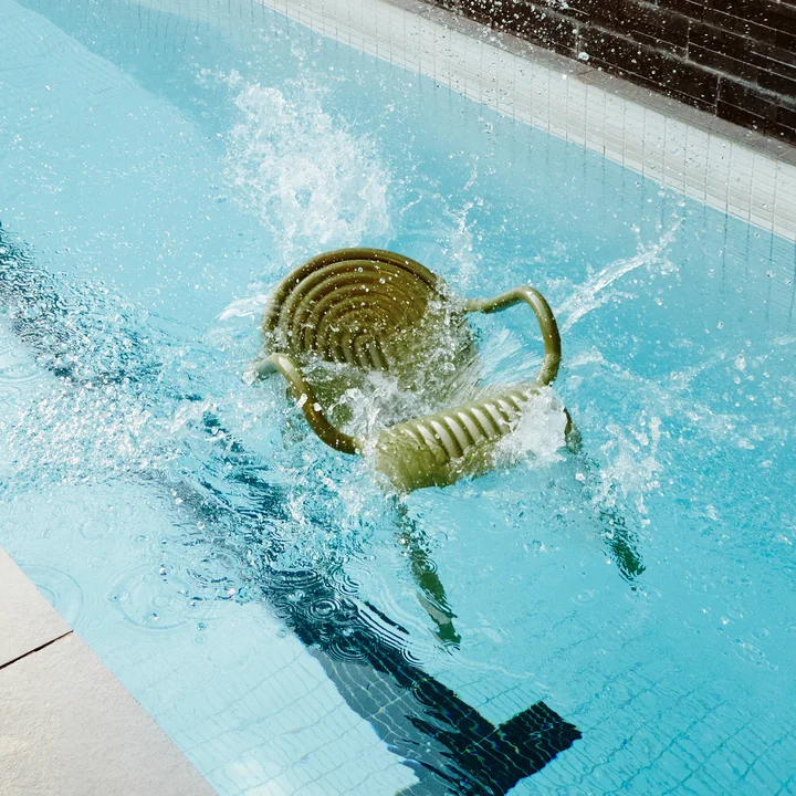 Tom Dixon - Groove Garden armchair, moss green