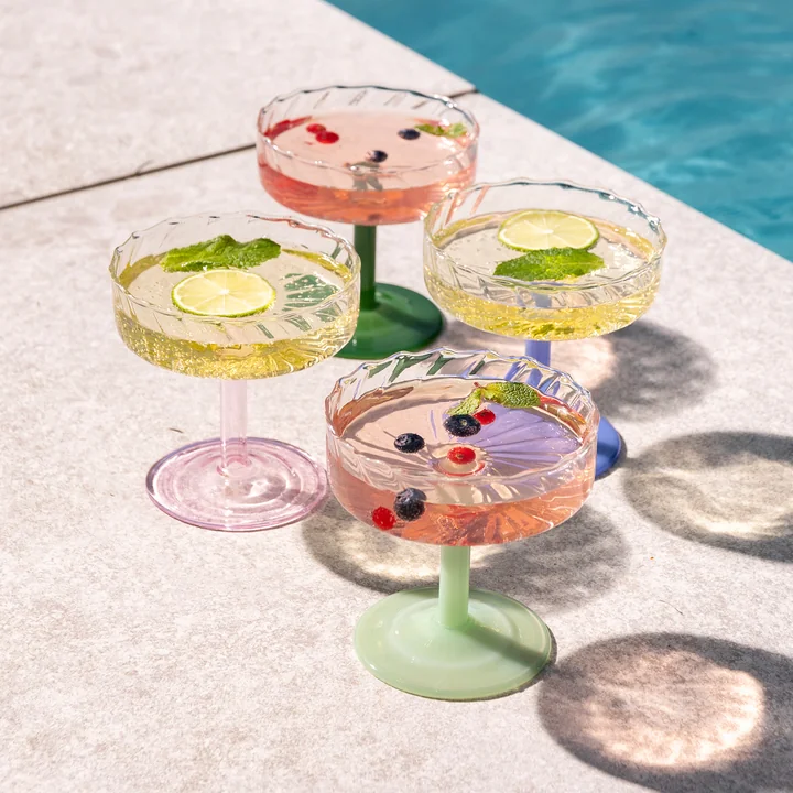 & klevering - Coupe Twirl glasses