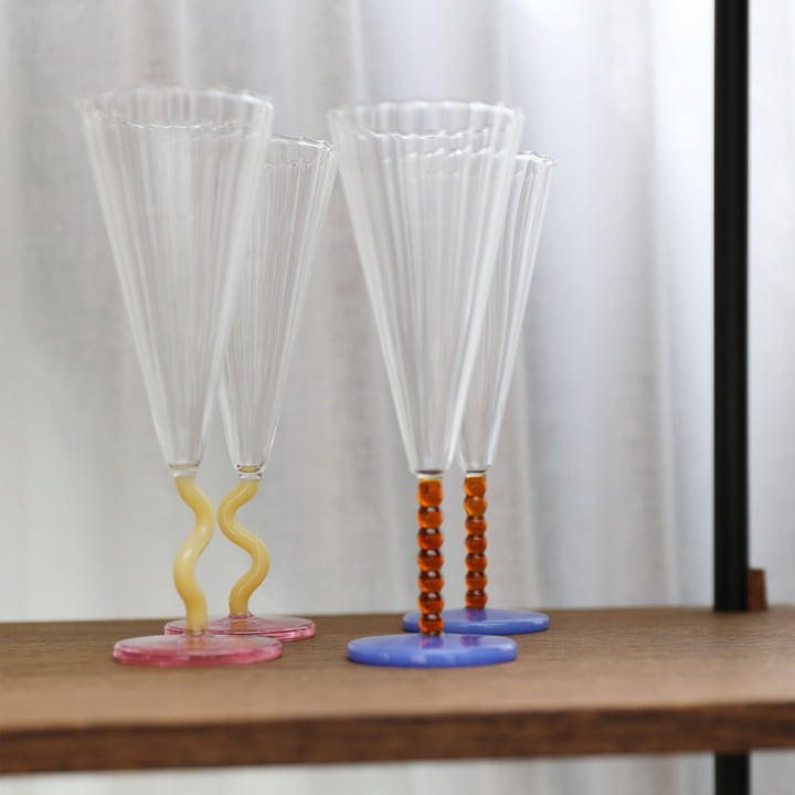 & klevering - Coupe Curve cocktail glasses