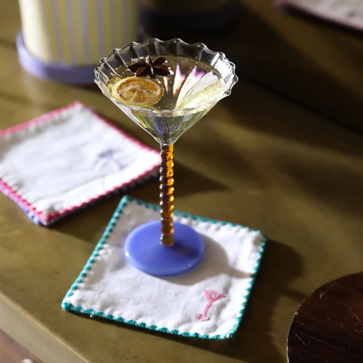 & klevering - Coupe Perle cocktail glass, caramel