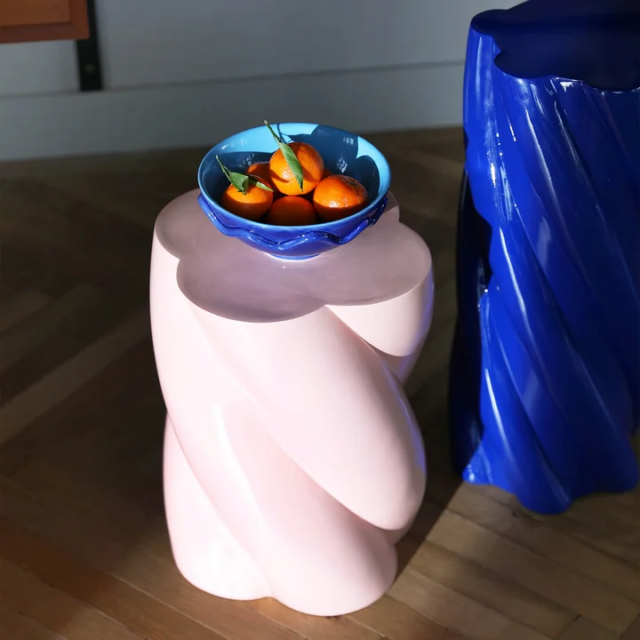 & klevering - Marshmallow side table 40 x Ø 29 cm, pink