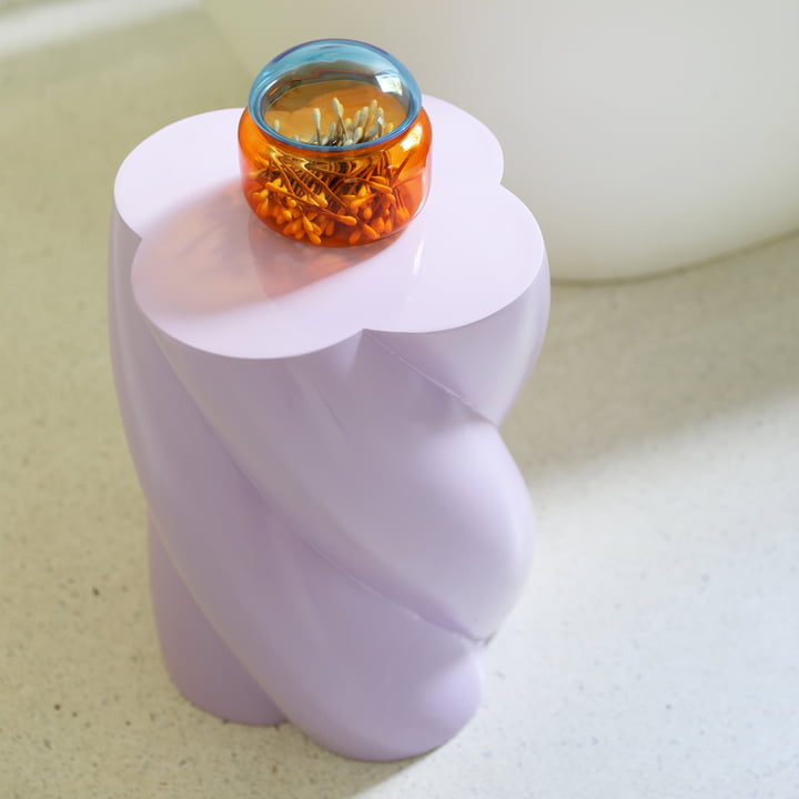 & klevering - Marshmallow side table 40 x Ø 29 cm, lilac