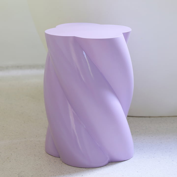 & klevering - Marshmallow side table 40 x Ø 29 cm, lilac