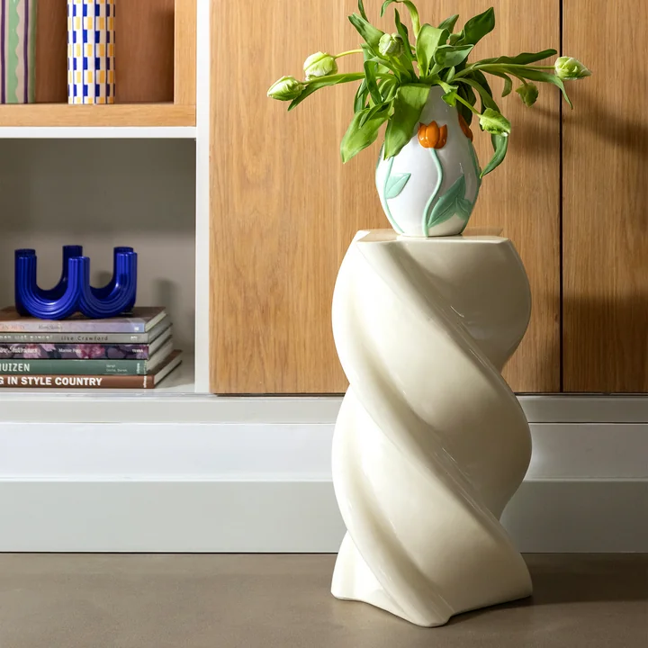 & klevering - Marshmallow side table 54 x Ø 29.5 cm, off-white