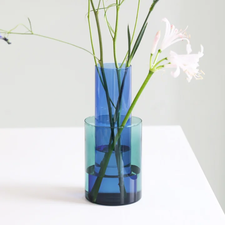 & klevering - Amphi Vase small, green (set of 2)