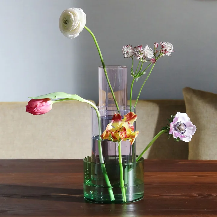 & klevering - Amphi Vase large, green