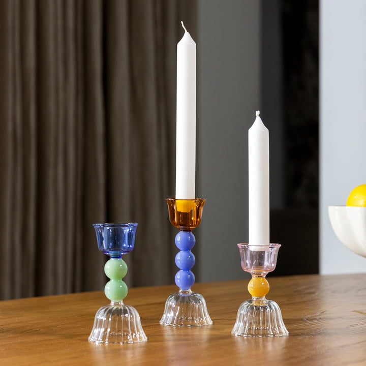 & klevering - Pearl candle holder