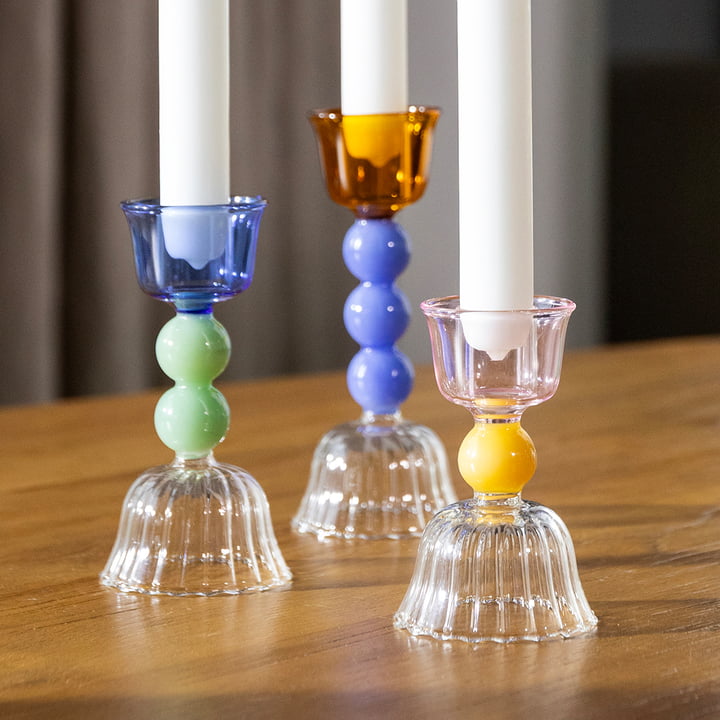 & klevering - Pearl candle holder