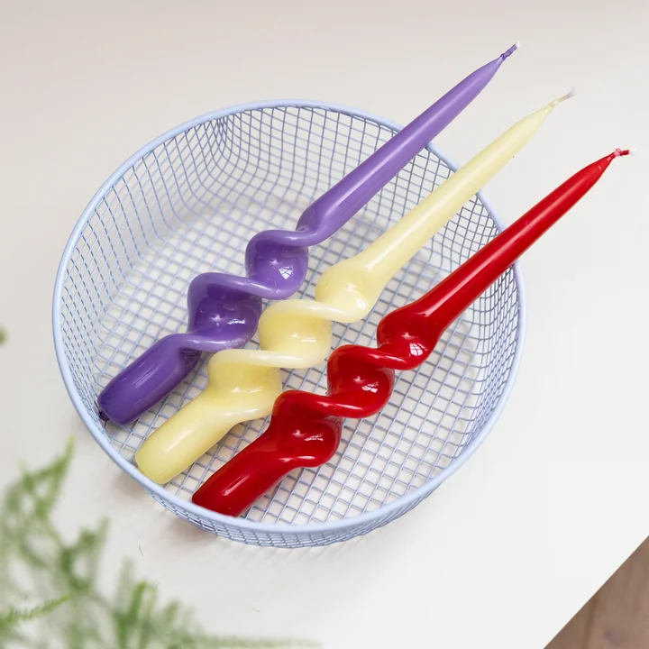 & klevering - Alpha Stick candles, sunset (set of 3)