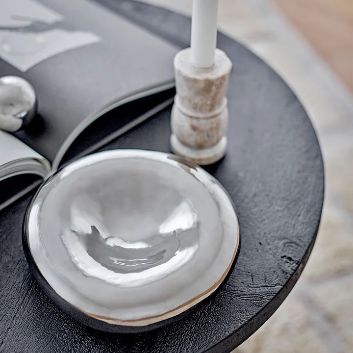 Bloomingville - Shine bowl, Ø 18 x 6 cm, silver