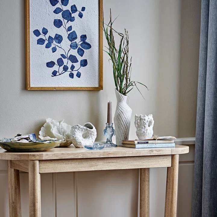 Bloomingville - Fianna vase, h 12.5 cm, white